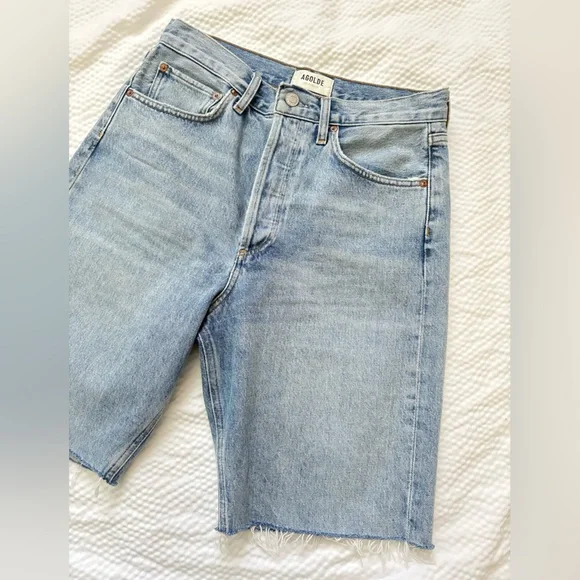 AGOLDE 90’s High Rise Denim Shorts - Picture 2 of 10